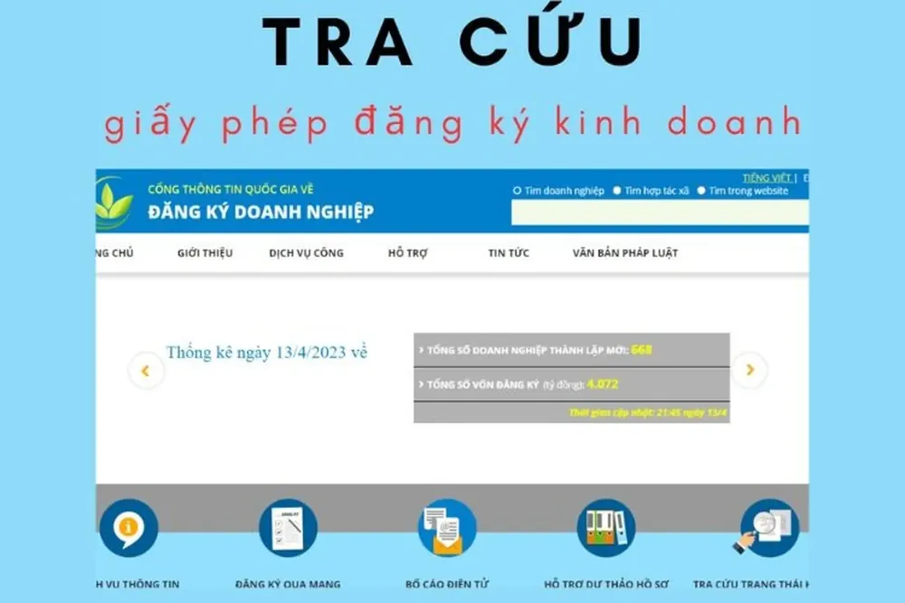 kiem tra dang ky kinh doanh — Hướng dẫn từng bước tra cứu trên Cổng thông tin quốc gia về đăng ký doanh nghiệp